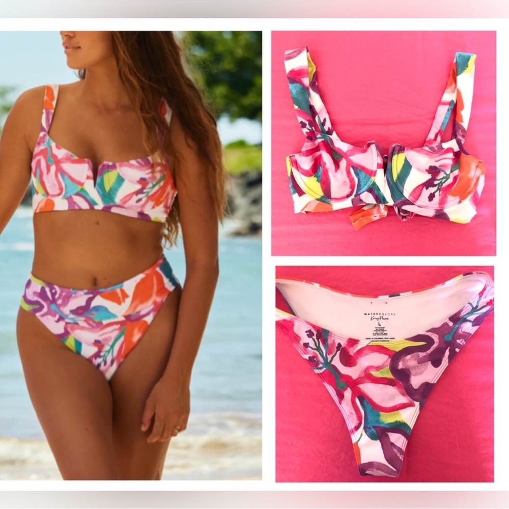 Kenny Flowers Colorful Floral Bikini